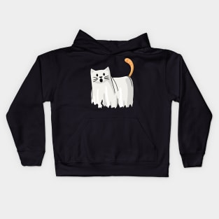 Ghost Cat Costume Kids Hoodie